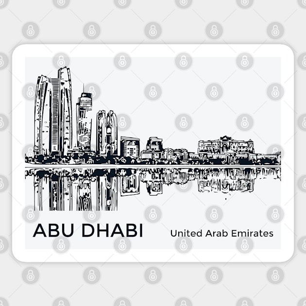 Abu Dhabi United Arab Emirates Sticker by Lakeric